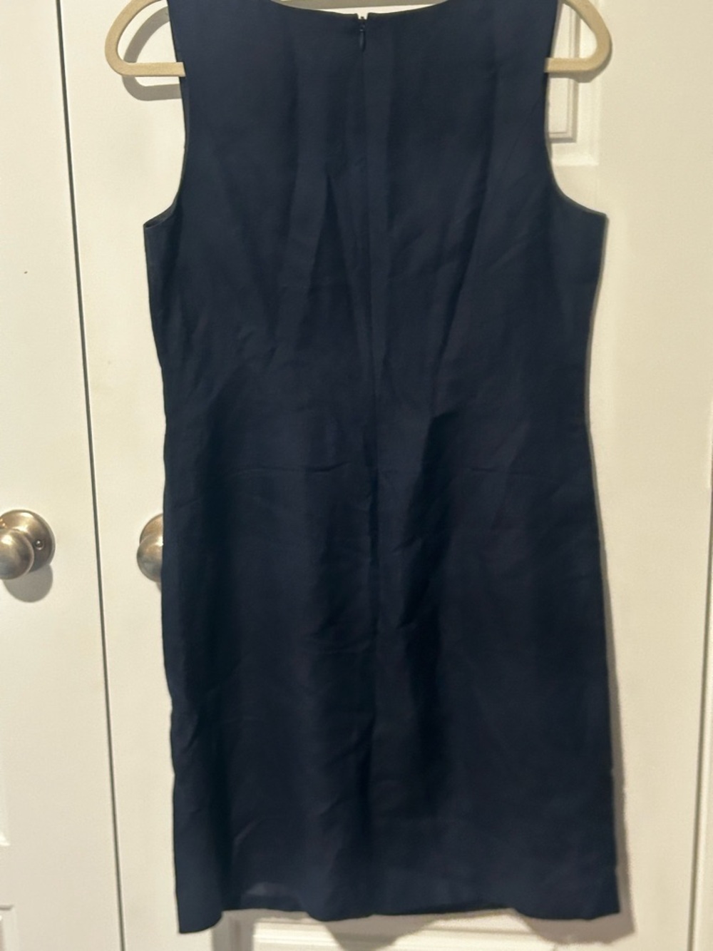 Eliza J Embroidered Dress Navy Blue size 6 - Picture 4 of 6